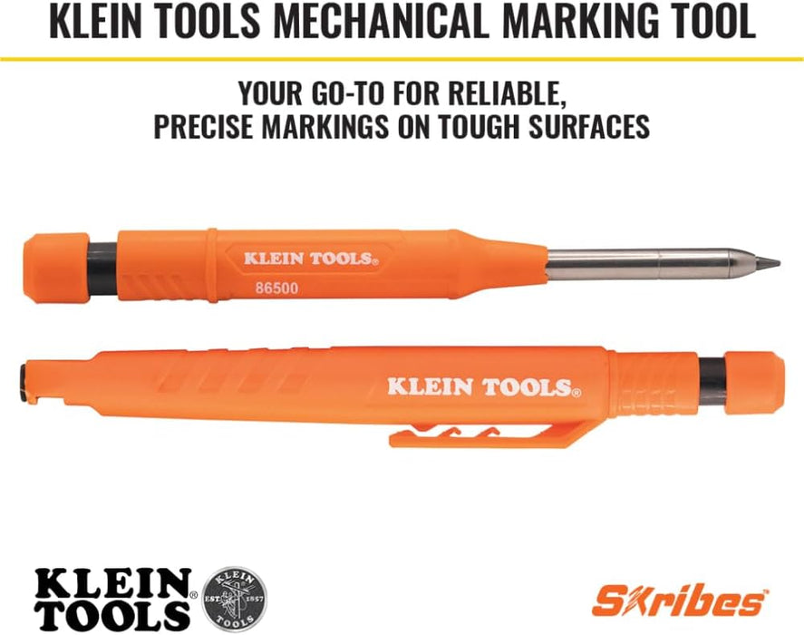 Klein Tools 86501 Skribes Mechanical Marking Tool with Replacement Lead