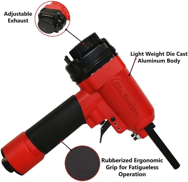 Air Locker AP900 Heavy Duty Professional Air Punch Nailer/Nail Remover/Nail Puller. 1/4 Inch NPT Thread Air Inlet. 50-110 PSI Pneumatic Nailer Removes 9-16 Gauge Nails