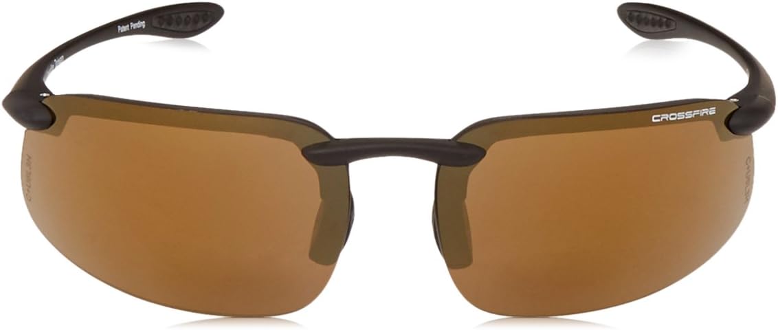 Radians Crossfire Safety Glasses Bronze 2.5 Diopter