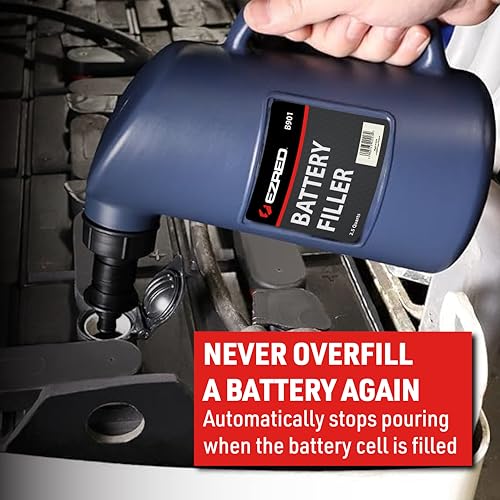 EZRED B901 Battery Jug Filler with Auto Shut Off, For Golf and Solar Battery Use