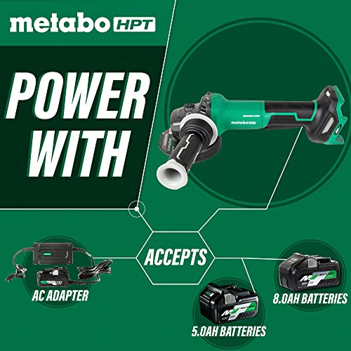 Metabo HPT 36V MultiVolt 4-1/2-Inch Cordless Angle Grinder | (Bare Tool)