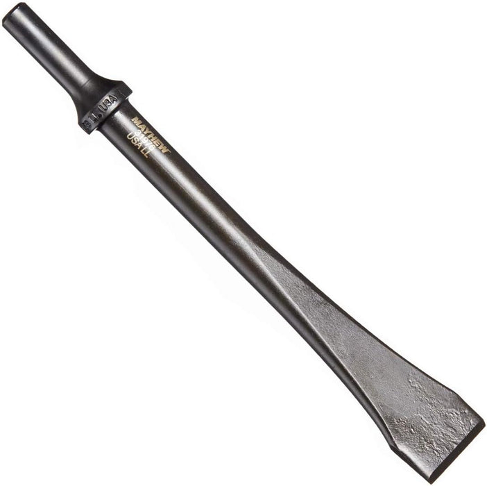 Mayhew Tools 31976 Pneumatic Scraper, 1-1/8" x 8", Black Oxide Finish