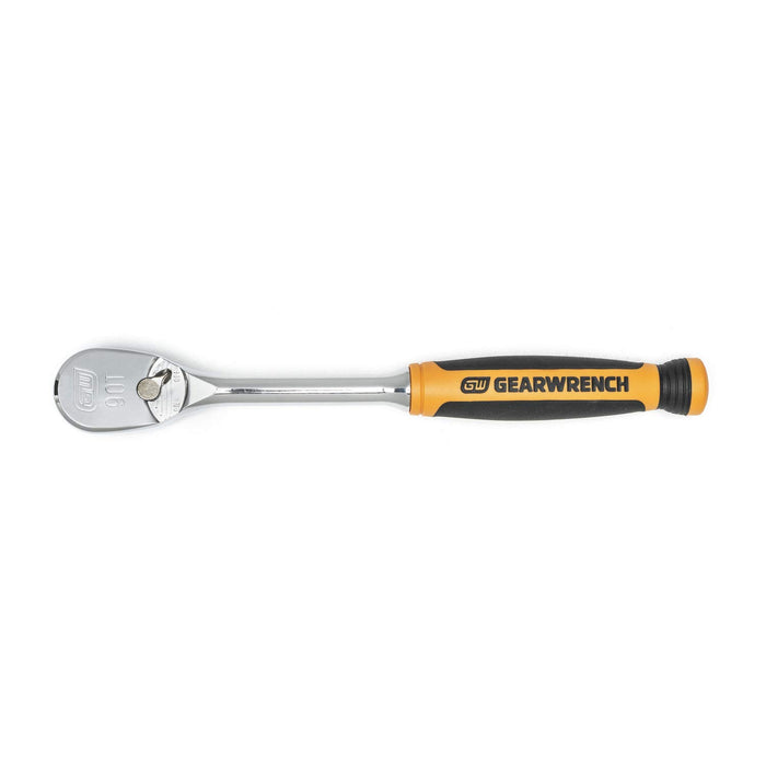 GEARWRENCH 81208T 3/8" Drive 90 Tooth Cushion Grip Teardrop Ratchet