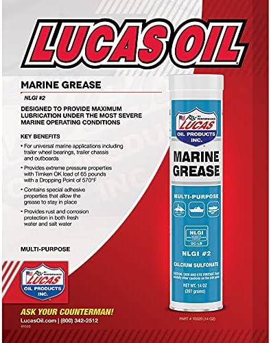Lucas Oil 10682 Marine Grease 3 Ounce Combo Pack (Pack of 3)