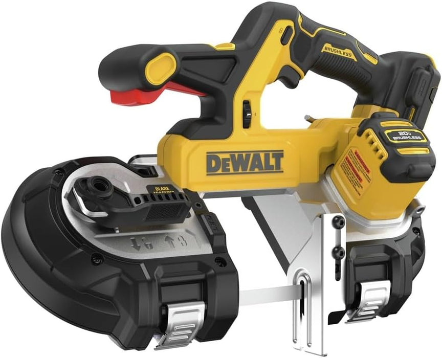 DEWALT DCS379B 20V MAX XR Dual Trigger Bandsaw, Brushless Motor, Portable and Cordless, 3-3/8 Inch Cut Capacity (Bare Tool Only)