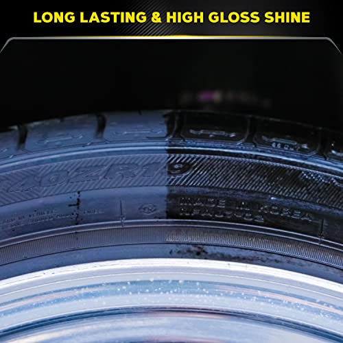 Meguiar's Hybrid Ceramic Tire Shine - Long-Lasting Shine That's Durable & Water-Resistant Hybrid Ceramic Technology - 16 Oz Spray