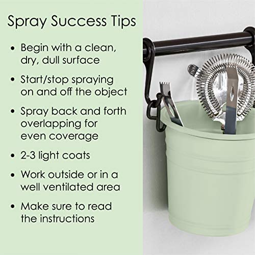 Krylon Fusion All-In-One Adhesive Spray Paint for Indoor/Outdoor Use, 12 oz, Sea Green