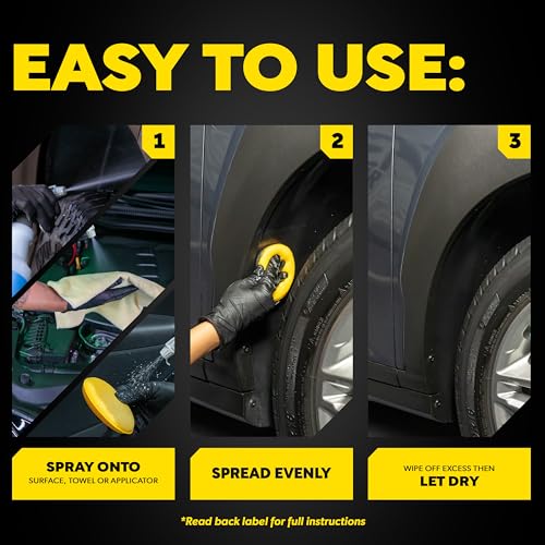 Meguiar's D17001 Hyper Dressing - 1 Gallon – Give Your Car’s Trim Pieces the Best Shine & Gloss