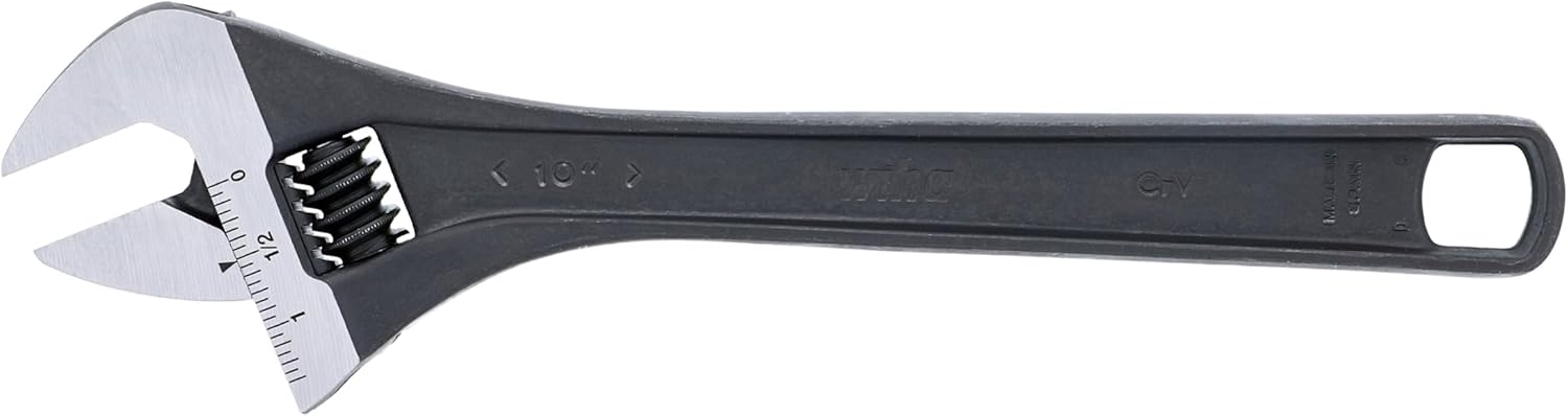 Wiha 76202 Adjustable Wrench 10"