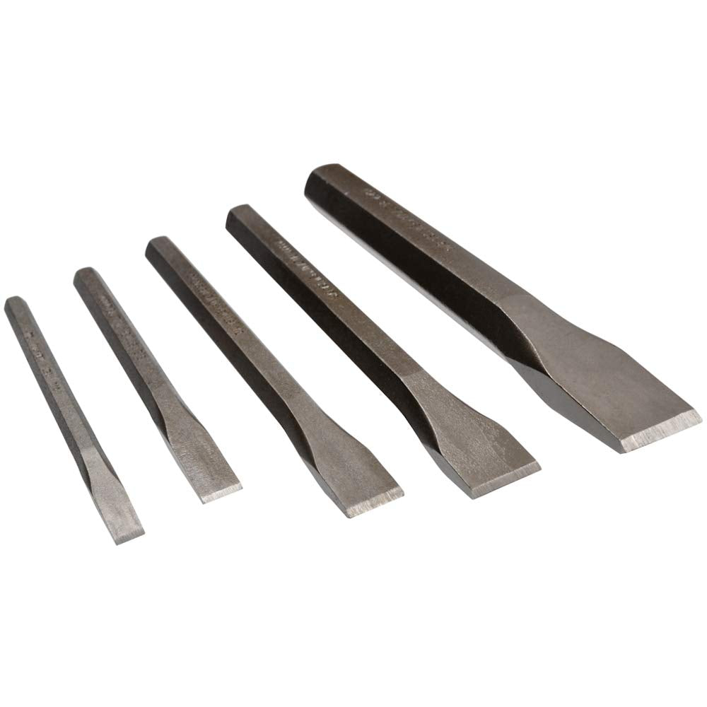 Mayhew Tools 90002 Cold Chisel Set, 5-Piece, Shot Blast Finish ...