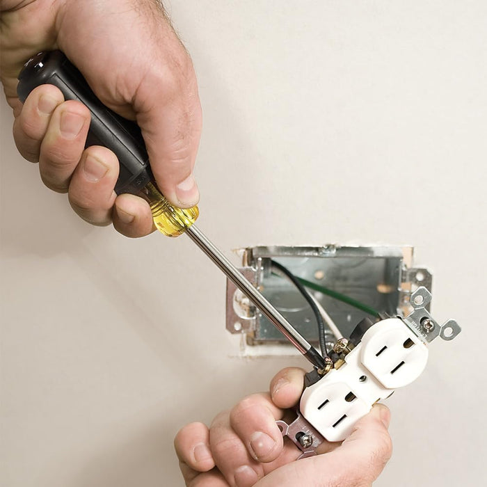 Klein Tools 603-4 #2 Phillips Screwdriver, 4-Inch Round Shank