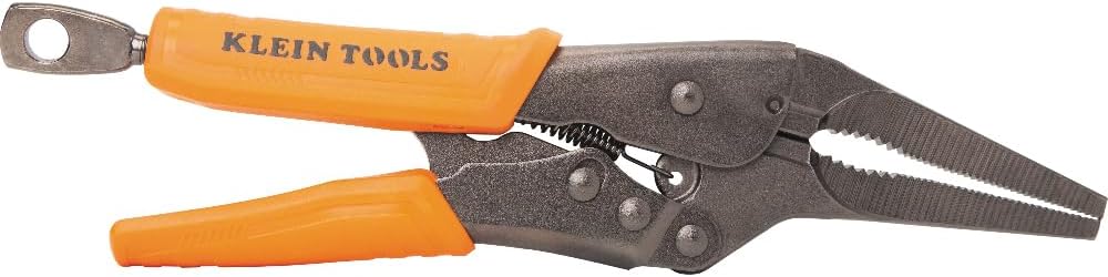 Klein Tools 38612 Long Nose Locking Pliers, 9-Inch