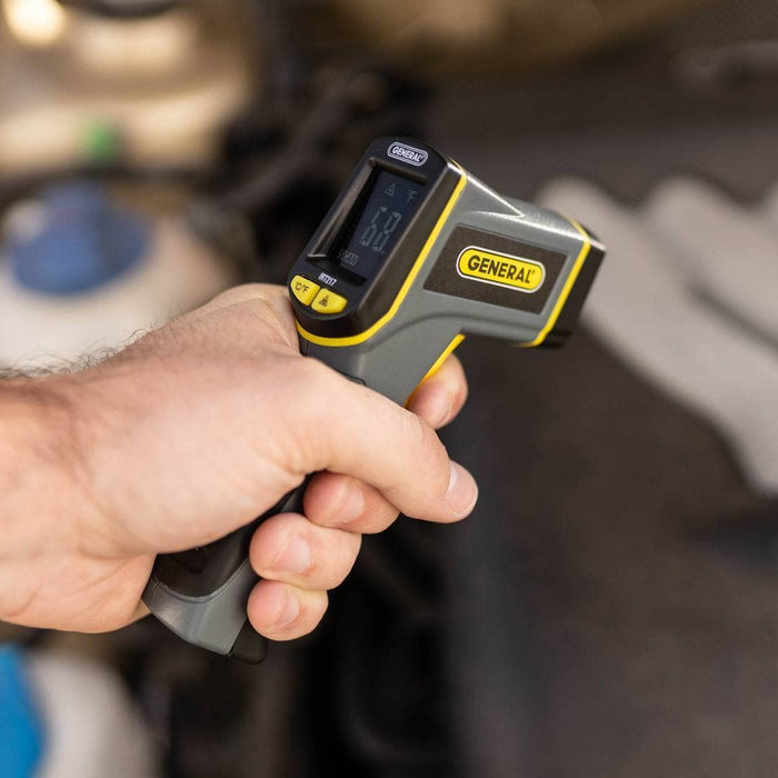 General Tools Non-Contact Infrared Thermometer, 10:1 Distance to Spot Ratio