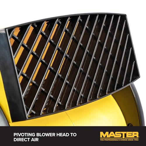 Master High-Velocity Pivoting Head Blower Fan � Utility Air Mover for Drying or Ventilating Home or Construction Site. Daisy chain compatible (MAC-310A-120)