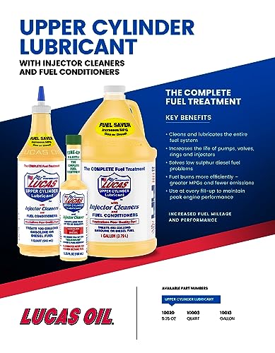 Lucas Oil LUC10020 Fuel Treatment - 5.25 Oz, multi-colored