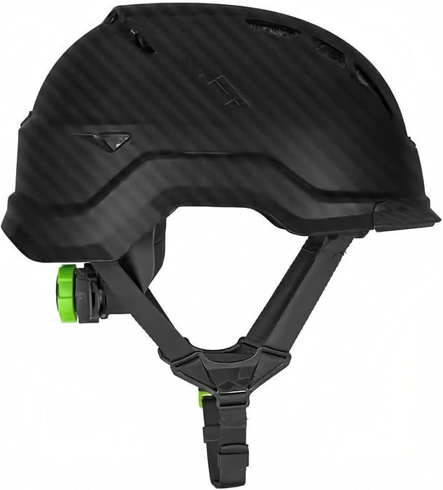 LIFT RADIX Vented Safety Helmet Hard Hat - Carbon Fiber