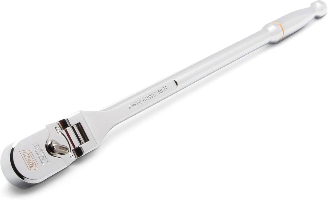 GEARWRENCH 1/2" Drive 120XP Full Polish Chrome Flex Head Teardrop Ratchet | 81306XP