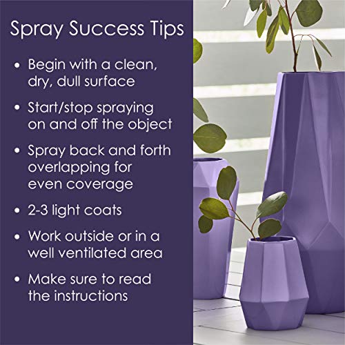 12 oz Krylon K02719007 Purple Fusion All-In-One Paint & Primer Spray Paint, Gloss