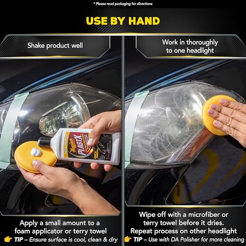 Meguiar's PlastX Clear Plastic Cleaner & Polish - Revive Cloudy, Hazy, and Lightly Scratched Plastics, Restore Clarity - 10 Oz
