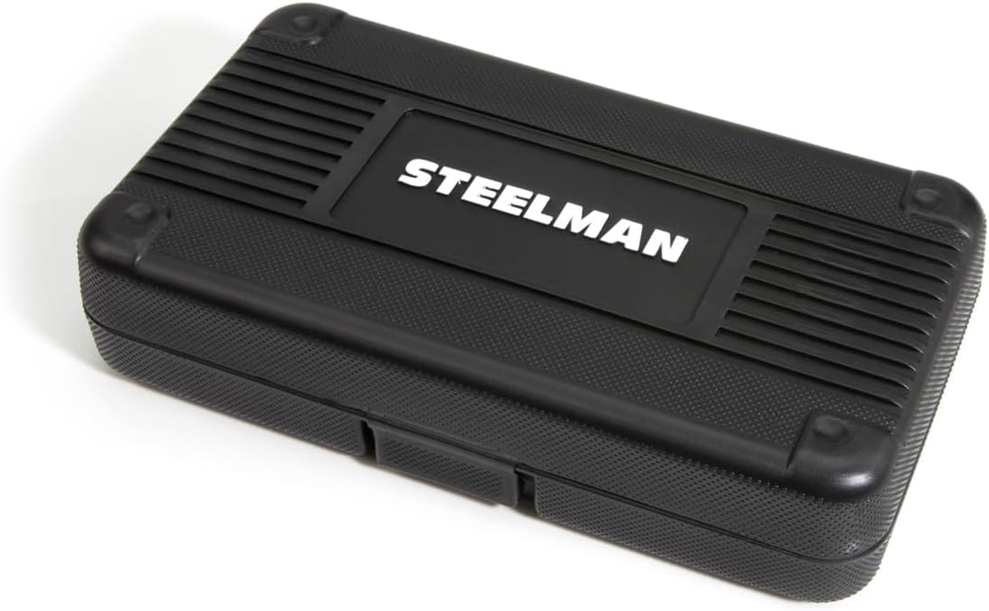 Steelman 42275 5-Piece 3/8-Inch Drive Low Profile Oil Filter Wrench Socket Set, 24mm, 27mm, 29mm, 32mm, and 36mm Sizes