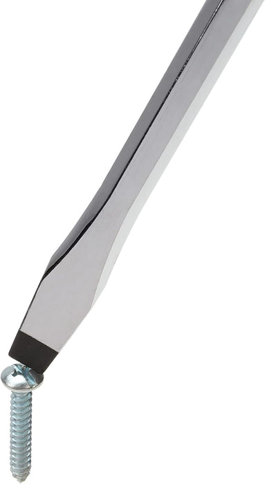 Estwing 42449-02 5/16-Inch x 6-Inch Slotted Heavy Duty Hex Shaft Demolition Screwdriver with Magnetic Tip, Ergonomic Grip TPR Rubber Handle