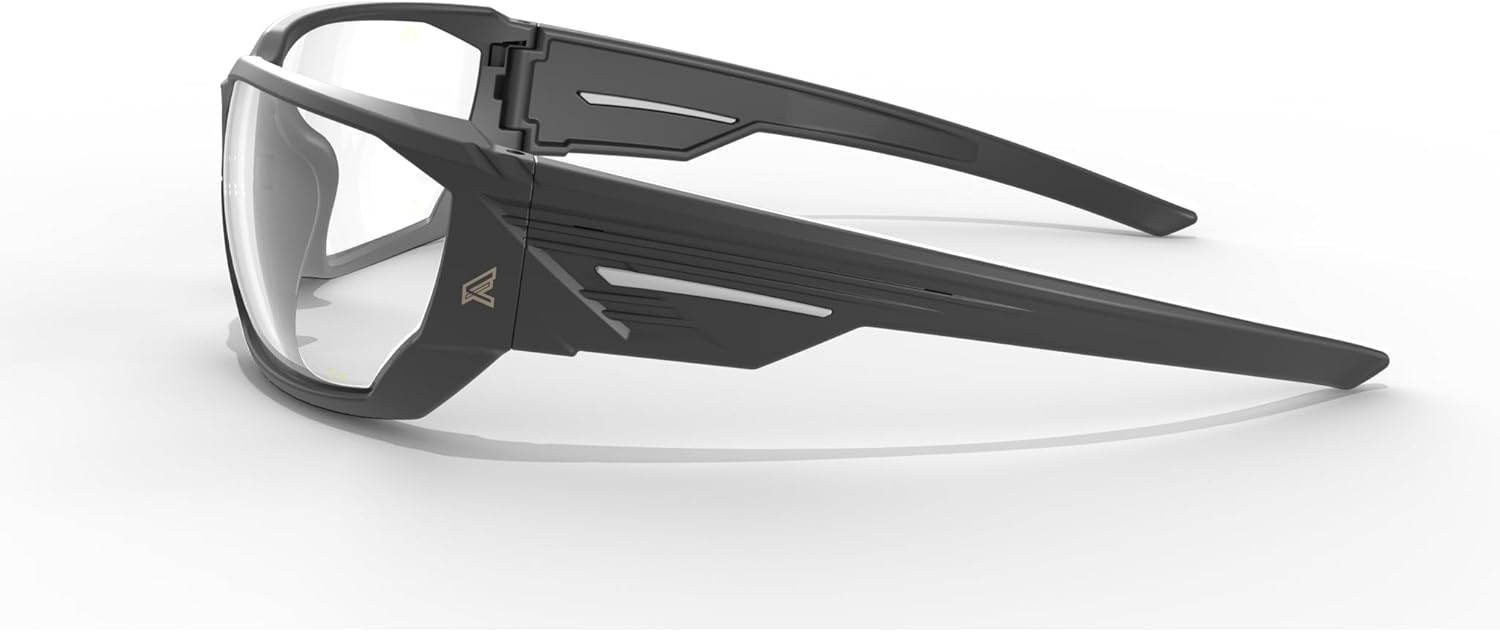 EDGE TXD416 Dawson Polarized Wrap-Around Safety Glasses Black Casual