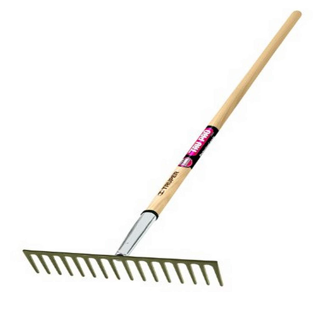 Truper 33126 Tru Pro Heavy Duty Road Rake with 16-Teeth, 1-1/2-Inch Se ...