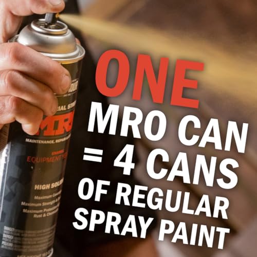 SEYMOUR 620-1413 Industrial MRO High Solids Spray Paint, Gloss White 16 Ounce (Pack of 1)