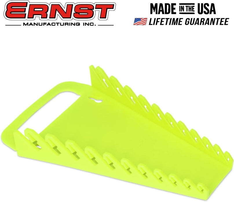 ERNST 5083HV Gripper Wrench Organizer, 11 Tool, High Visibility