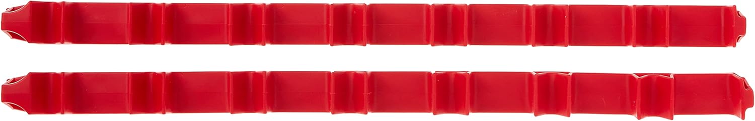 Ernst Manufacturing 6040 No-Slip Low-Profile Screwdriver Rail Set, 14 Tool, Red
