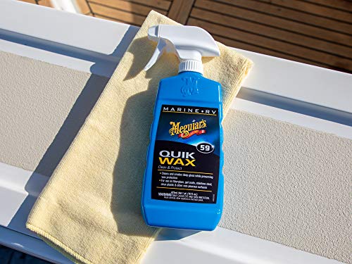 Meguiar's M5916 Marine/RV Quik Wax Clean & Protect - 16 Oz Bottle (Packaging May Vary)