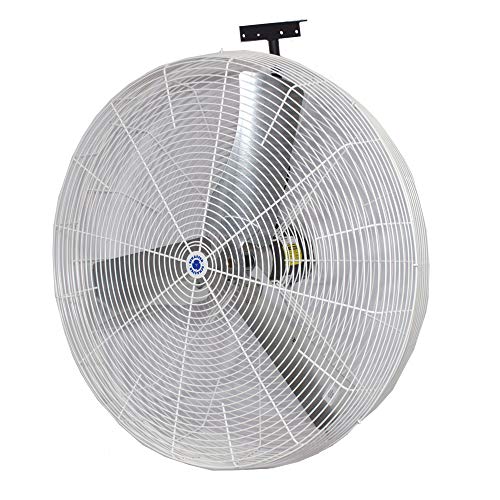 Schaefer 36DF Single Phase Direct Flow Agriculture 36� Wall Mounted Circulating High Velocity Fan w/T-shaped Mount - 1/2 HP, 13140CFM - Made in USA