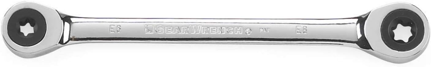 GEARWRENCH 4 Piece Double Box Ratcheting E-Torx Wrench Set - 9224D