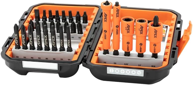 APEX AUGSET-30 Industrial Fastening Tools, Apex Ind 30 Piece U Guard Fastening Set