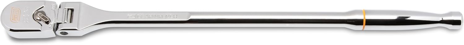 GEARWRENCH 1/2" Drive 120XP Full Polish Chrome Flex Head Teardrop Ratchet | 81306XP