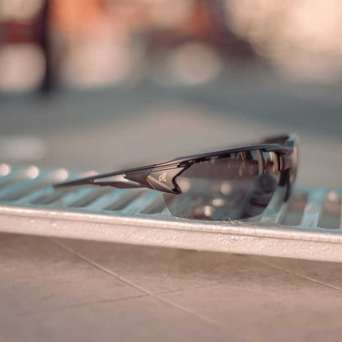 EDGE Pumori Z87 Rated Polarized Safety Glasses: Men's Safety Glasses, Non-Slip Anti-Fog Safety Glasses, Shatter Resistant Tinted Safety Glasses, Flexible Nylon Frame 99% UV Protection Men's Sunglasses