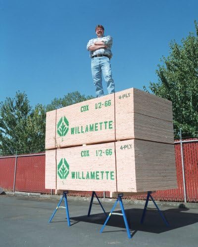 Guardian Fall Protection (TS-27) 27" Tall Sawhorse (includes legs for one sawhorse), Blue Powder Coat Finish