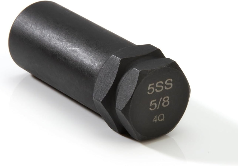 Steelman 78538 Pro 5-Spline 5/8-Inch Socket-Style Locking Lug Nut Key, Removes Spline-Style Aftermarket Lug Nuts, Durable, Thin-Walled