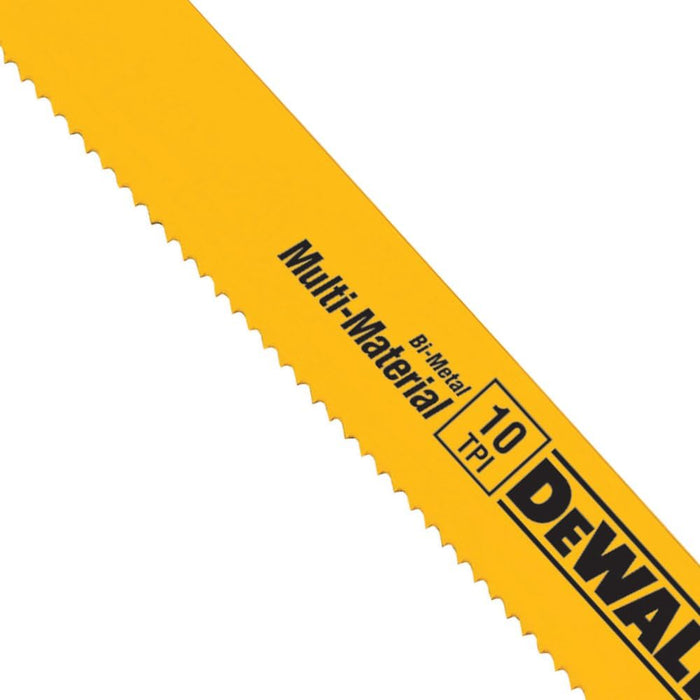 DEWALT DW4806B 6 in. 10 TPI Bi-Metal Reciprocating Saw Blade (Pack of 100)