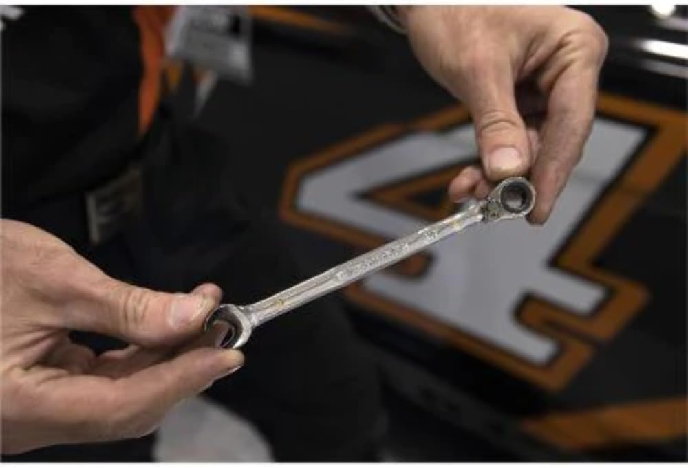 GEARWRENCH 86831 4 Piece 90-Tooth 12 Point SAE GearBox Double Flex Ratcheting Wrench Set