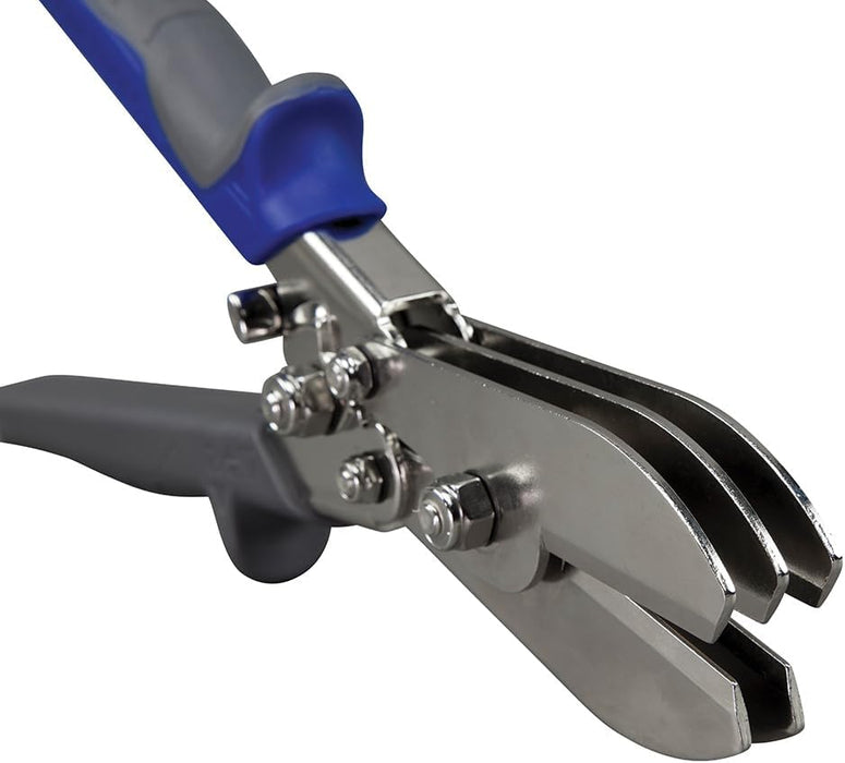 Klein Tools 86520 5 Blade Crimper for Ductwork, Pipe and Sheet Metal Crimps 24 gauge Steel, 28 gauge Stainless Steel (Pack of 1)