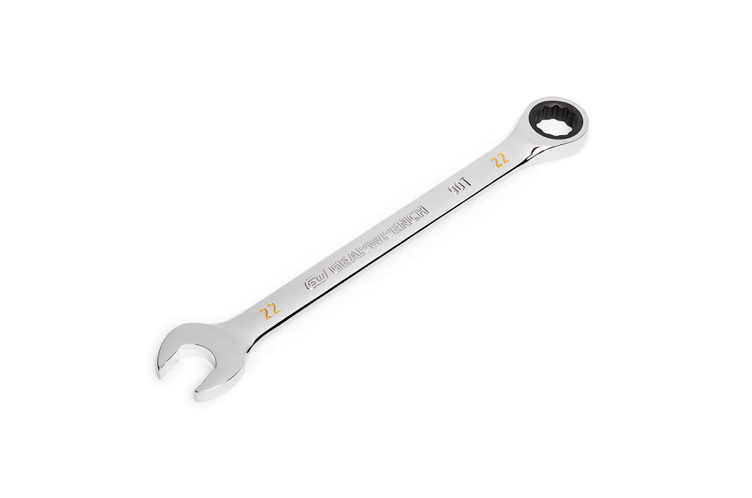 GEARWRENCH 86922 22m 90-Tooth 12 Point Ratcheting Combination Wrench