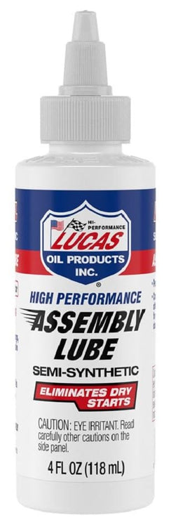 Lucas Oil 10152 High Performance Semi-Synthetic Assembly Lube, 4 Ounce (Pack of 12)