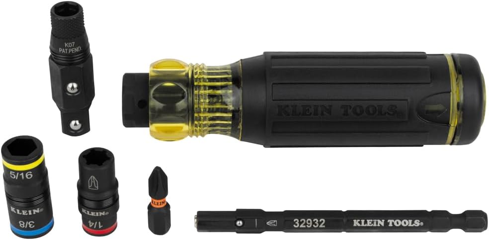 Klein Tools 32517HD KNECT 17-in-1 Impact-Rated Hybrid Screwdriver / Nut Driver
