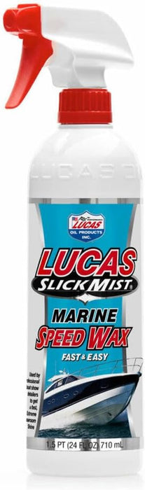 Lucas Oil 10980 Slick Mist Marine Speed Wax, 24 Oz Pack of 1
