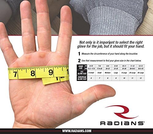 Radians RWG532 Touchscreen Cut Protection Level A2 Work Glove, Medium (Pack of 1)