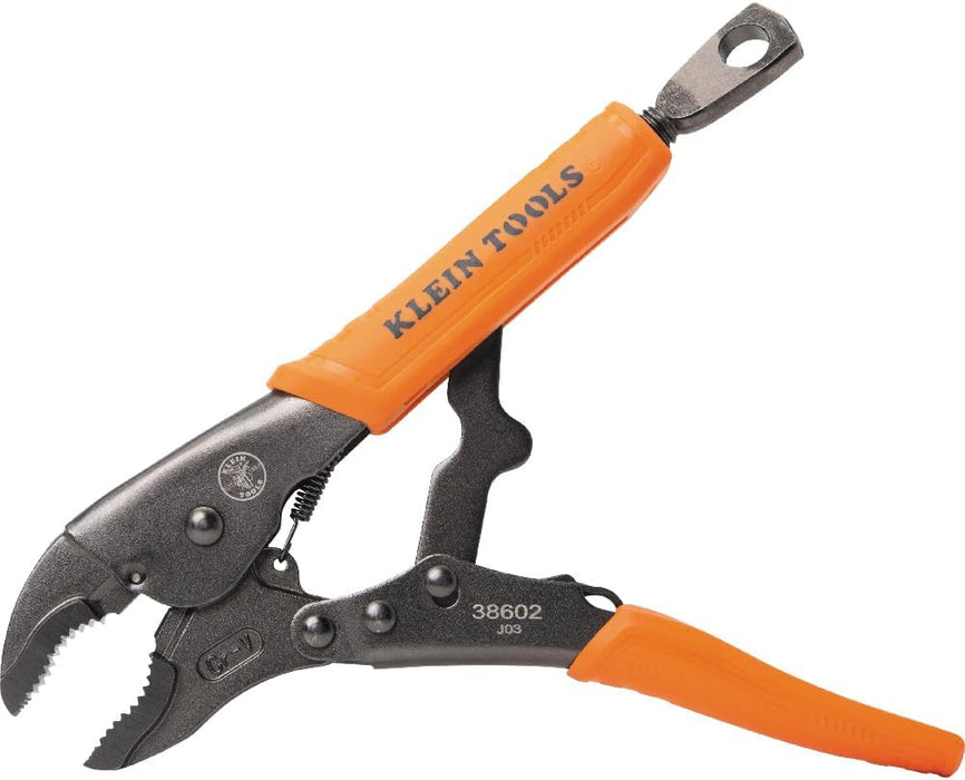 Klein Tools 38602 Curved Jaw Locking Pliers, 10-Inch