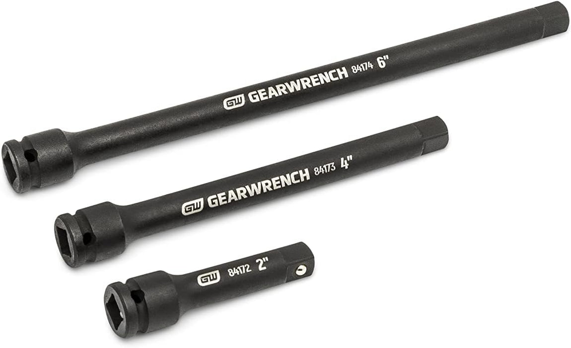 GEARWRENCH 86524 17 Piece 1/4", 3/8", 1/2" Impact Drive Tool Accessories Set with EVA Foam Tray