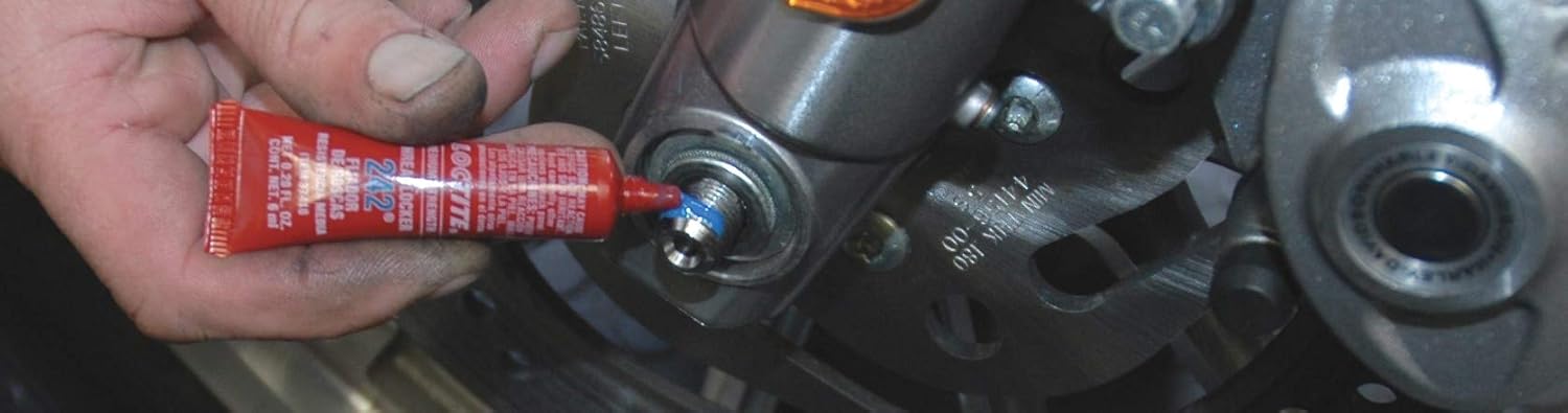 ‎Loctite | ‎492140 | LOCTITE 242 Threadlocker for Automotive: High-Temp, Medium-Strength, Anaerobic, All Purpose TYPICAL APPLICATIONS, Works on all Metals| Blue, 36 ml Bottle (PN: 37477 - 492140)