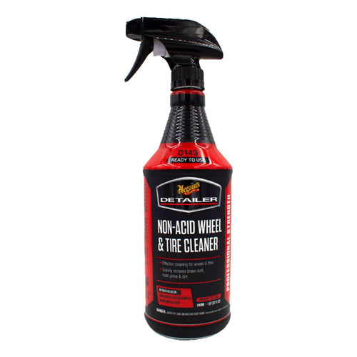 Meguiar's DRTU14332 Non-Acid Wheel & Tire Cleaner, Clean Tires & Wheels Without Using Acid, 32 Ounces